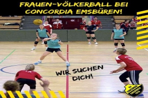 Unsere Frauen-Völkerball-Mannschaft sucht neue Mitspielerinnen!